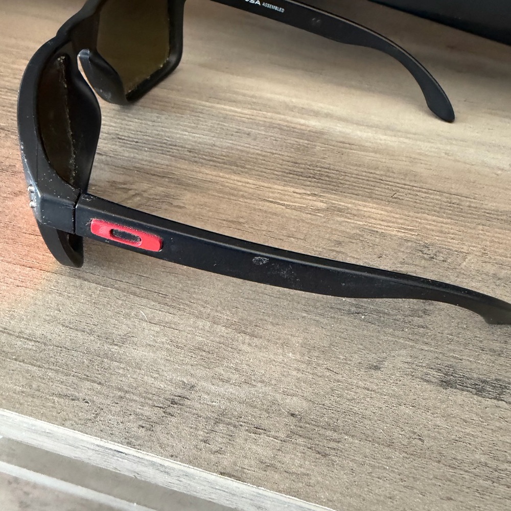 Oakley Black Sunglasses Holbrook sunglasses with Red Accent